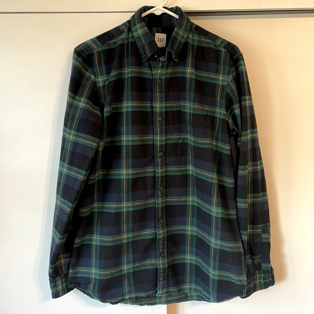 GAP Men’s Flannel Plaid Shirt